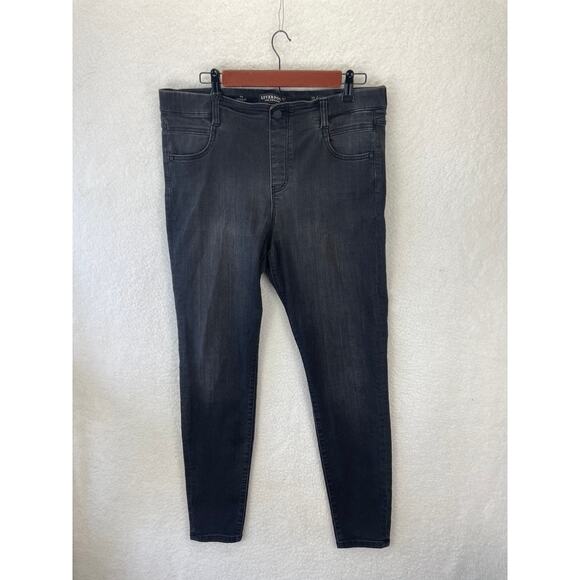 Liverpool‎ Los Angeles The Skinny Jeans Women’s Size 12 Black Stretch Denim - Picture 1 of 7
